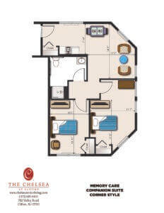 Two Bedroom Corner Memory Care