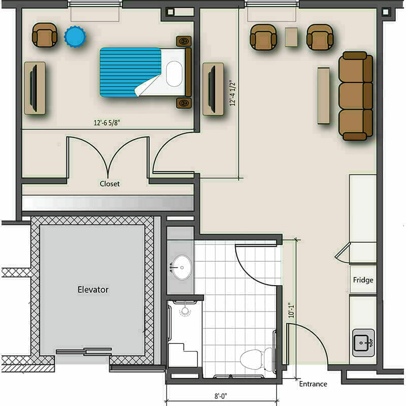 One Bedroom D