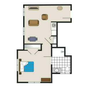 Al One Bedroom On Bathroom
