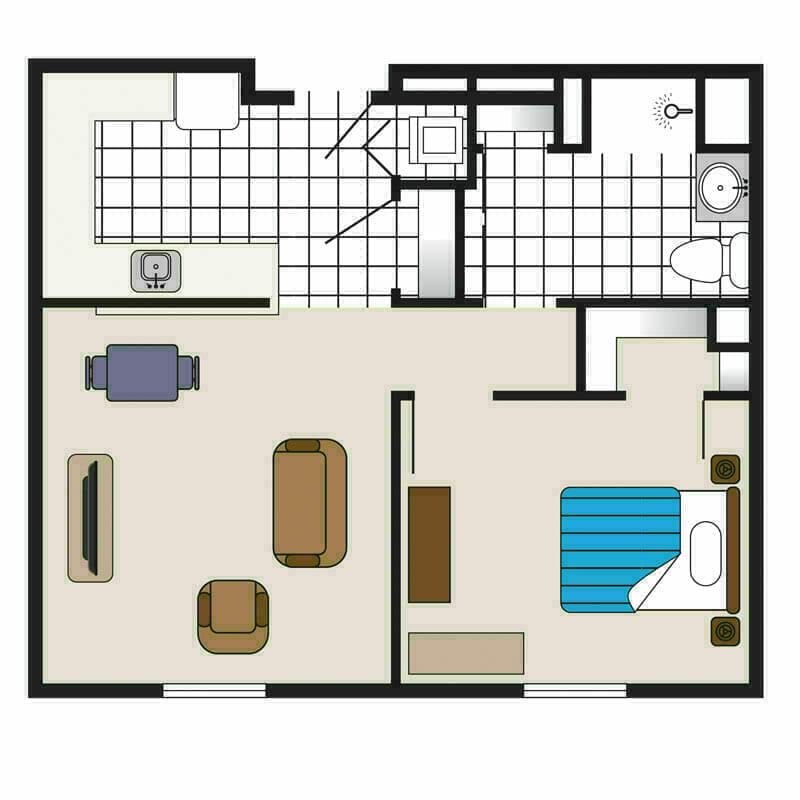 Il One Bedroom One Bathroom