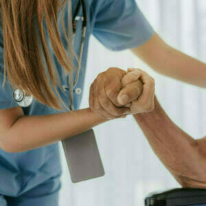Nurse Holding Hand