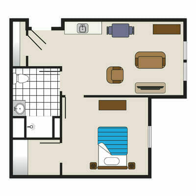 Large 1 Bedroom