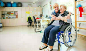 Woman In Wheel Chair