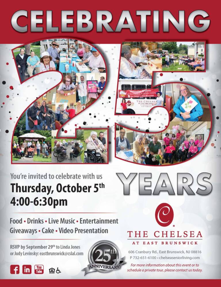 East Brunswick 25th Anniversary Flyer
