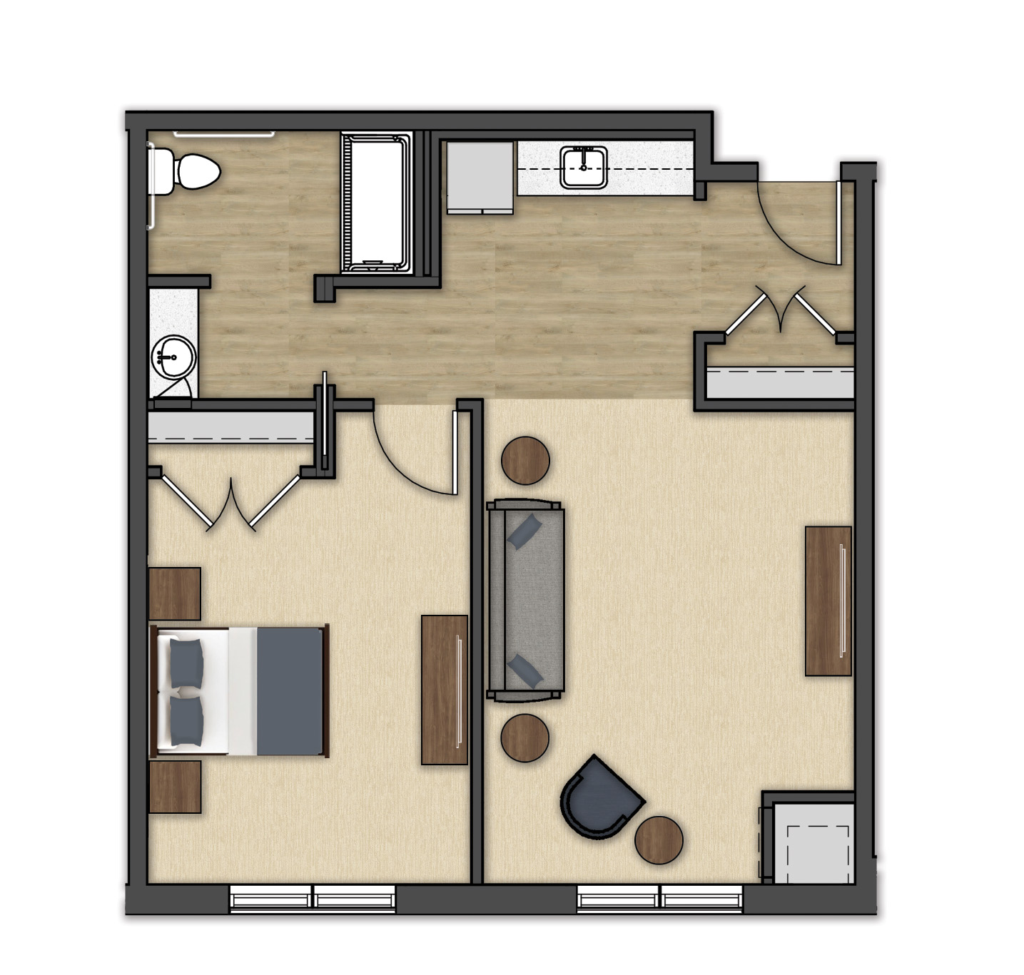 West Orange Large 1 Bedroom apartment