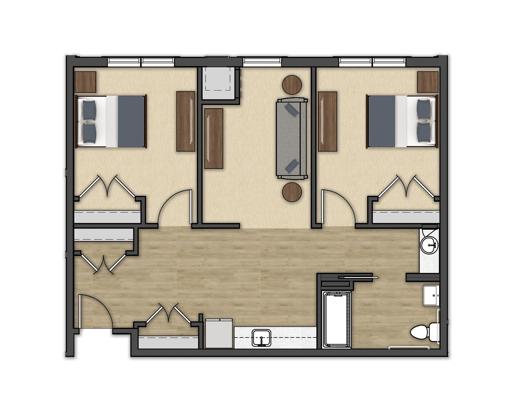West Orange 2 Bedroom Assisted Living apartment
