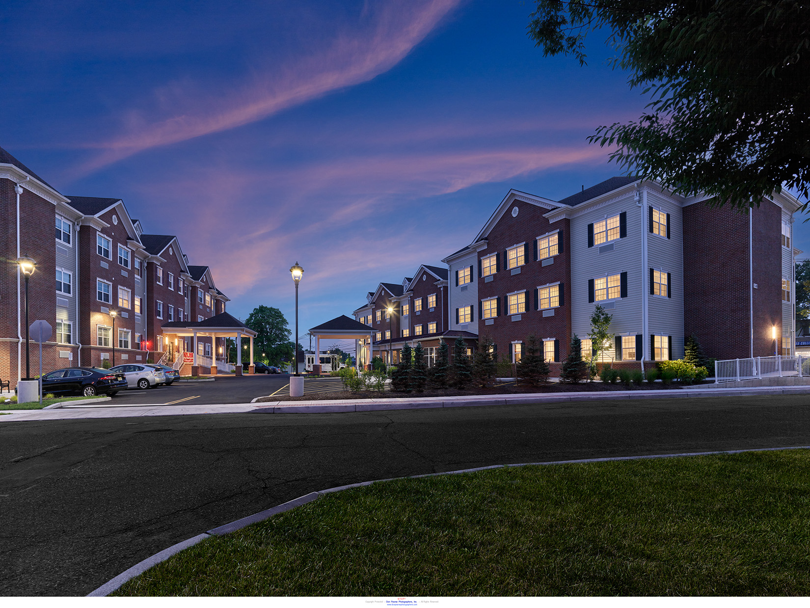 Front of The Chelsea at Fair Lawn in Bergen County, NJ for Independent Living, Assisted Living, and Memory Care.