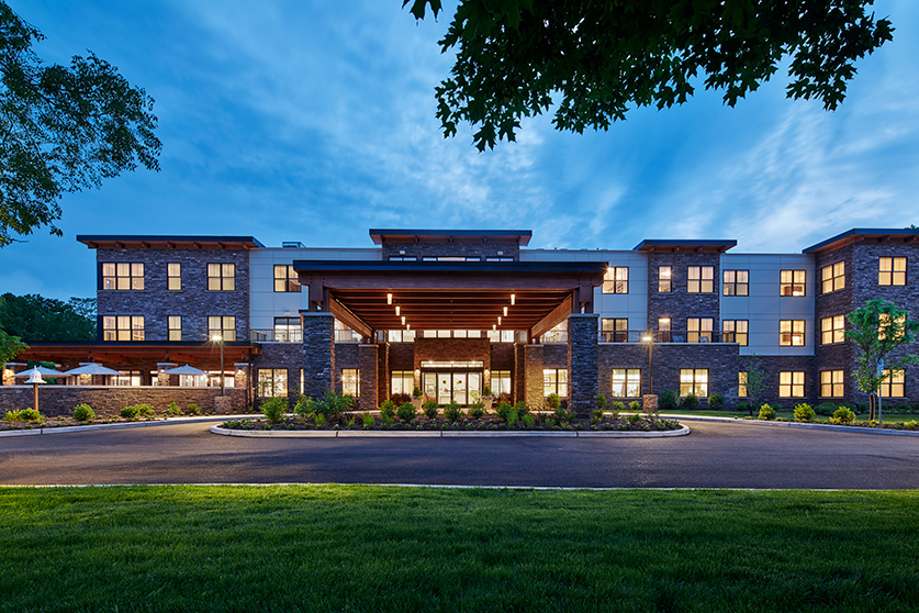 The Chelsea at New City exterior in Rockland County, NY for Assisted Living and Memory Care.