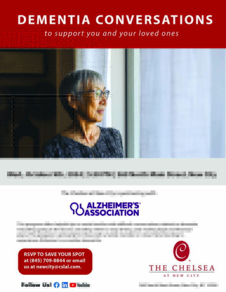 Dementia Conversations at The Chelsea at New City Assisted Living and Memory Care in Rockland County, NY on October 9th, 2024.
